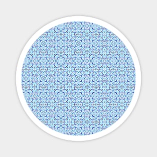 Blue Star Geometric Pattern Magnet